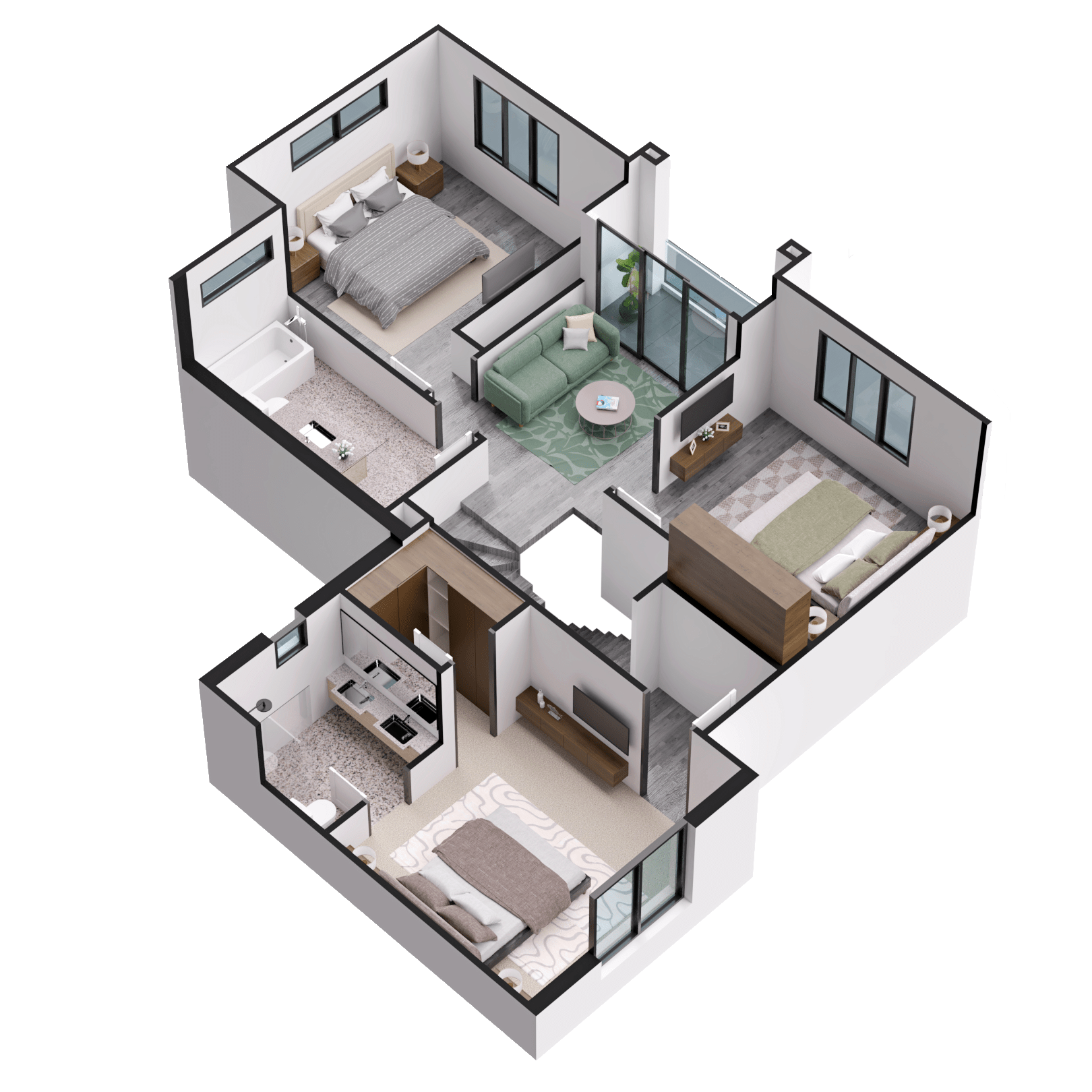 House Floor plan Design by Glam Architecture on Dribbble