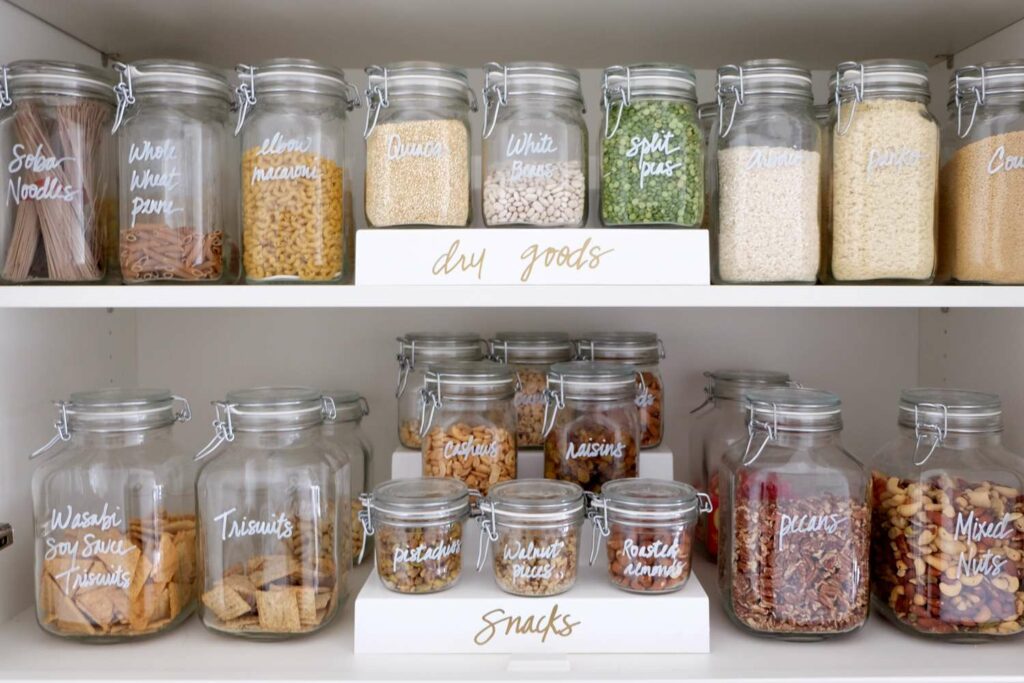Labeled Storage in the Pantry